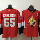 65 Erik Karlsson Stitched Jersey Size S to 3 XL red