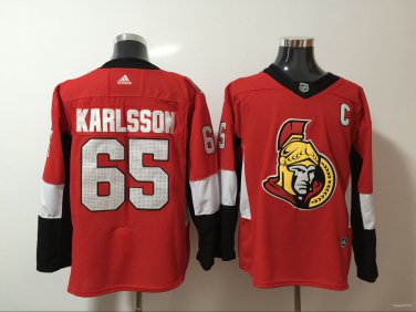 65 Erik Karlsson Stitched Jersey Size S to 3 XL red