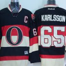 65 Erik Karlsson Stitched Jersey Size S to 3 XL black