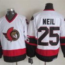 25 Chris Neil Stitched Jersey Size S to 3 XL white