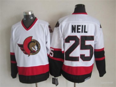 25 Chris Neil Stitched Jersey Size S to 3 XL white