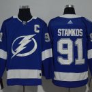 91 Steven Stamkos Stitched Jersey Size S to 3 XL blue
