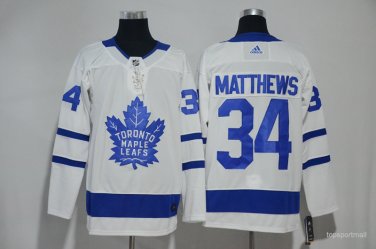 34 Auston MATTHEWS Stitched Jersey Size S to 3 XL white