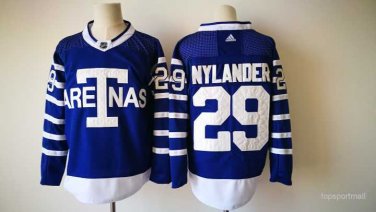 29 William Nylander Stitched Jersey Size S to 3 XL blue 1