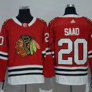 20 Brandon Saad Stitched Jersey Size S to 3 XL red