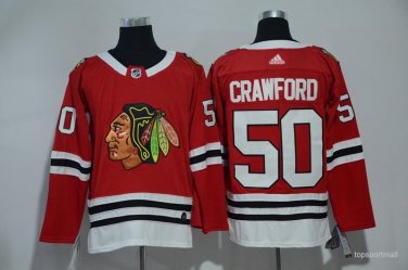 &Acirc;&nbsp;50 Corey Crawford Stitched Jersey Size S to 3 XL red