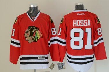 81 Marian Hossa&Acirc;&nbsp;Stitched Jersey Size S to 3 XL red