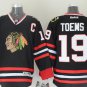 19 Jonathan Toews Stitched Jersey Size S to 3 XL black