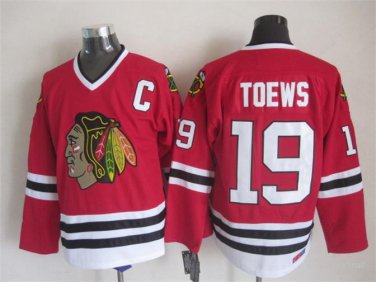 19 Jonathan Toews&Acirc;&nbsp;Stitched Jersey Size S to 3 XL red