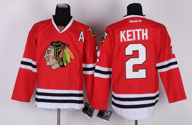2 Duncan Keith Stitched Jersey Size S to 3 XL red