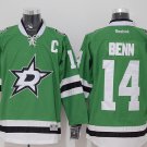 14 Jamie Benn Stitched Jersey Size S to 3 XL green