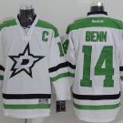 14 Jamie Benn Stitched Jersey Size S to 3 XL white