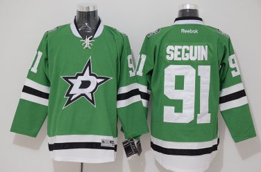 91 Tyler Seguin Stitched Jersey Size S to 3 XL green