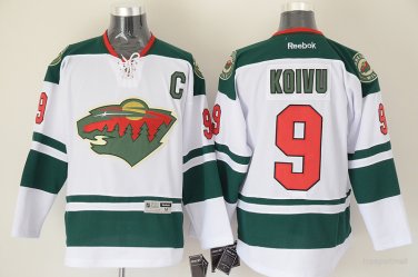 9 Mikko Koivu&Acirc;&nbsp;Stitched Jersey Size S to 3 XL white