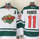 11 Zach Parise Stitched Jersey Size S to 3 XL white