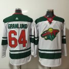 64 Mikael Granlund Stitched Jersey Size S to 3 XL white