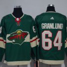 64 Mikael Granlund Stitched Jersey Size S to 3 XL green