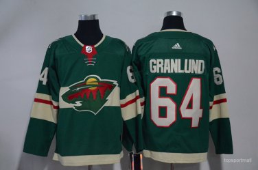64 Mikael Granlund&Acirc;&nbsp;Stitched Jersey Size S to 3 XL green