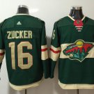 16 Jason Zucker Stitched Jersey Size S to 3 XL green