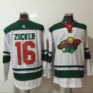 16 Jason Zucker Stitched Jersey Size S to 3 XL white