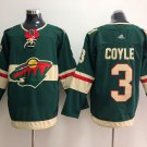 3 Charlie Coyle Stitched Jersey Size S to 3 XL green 1