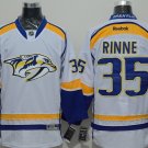 35 Pekka Rinne Stitched Jersey Size S to 3 XL white