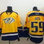  59 Roman Josi Stitched Jersey Size S to 3 XL yellow