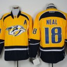 18 James Neal Stitched Jersey Size S to 3 XL yellow