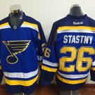 26 Stastny Jake Stitched Jersey Size S to 3 XL blue