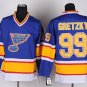 99 Wayne Gretzky Stitched Jersey Size S to 3 XL blue