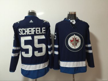 55 Mark Scheifele Stitched Jersey Size S to 3 XL blue