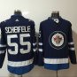 55 Mark Scheifele Stitched Jersey Size S to 3 XL blue