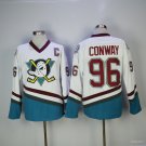 96 Charlie Conway Stitched Jersey Size S to 3 XL white