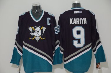 9 Paul Kariya Stitched Jersey Size S to 3 XL black