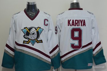 9 Paul Kariya Stitched Jersey Size S to 3 XL white
