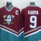9 Paul Kariya Stitched Jersey Size S to 3 XL brown