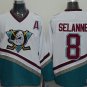 8 Teemu Selanne  Stitched Jersey Size S to 3 XL white