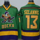13 Teemu Selanne Stitched Jersey Size S to 3 XL green