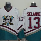 13 Teemu Selanne Stitched Jersey Size S to 3 XL white