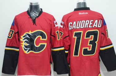13 Johnny Gaudreau Stitched Jersey Size S to 3 XL red