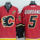 5 Mark Giordano  Stitched Jersey Size S to 3 XL red