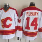14 Theoren Fleury Stitched Jersey Size S to 3 XL white