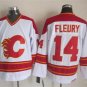 14 Theoren Fleury Stitched Jersey Size S to 3 XL white