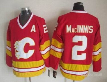 2 Al Macinnis  Stitched Jersey Size S to 3 XL red