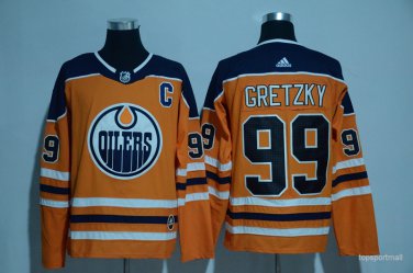 99 Wayne Gretzky Stitched Jersey Size S to 3 XL orange