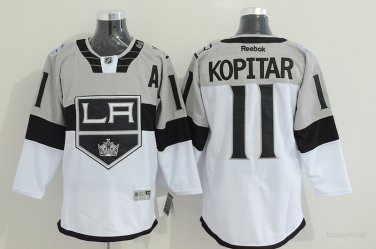 11 Anze Kopitar Stitched Jersey Size S to 3 XL white