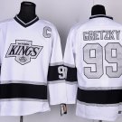 99 Wayne Gretzky  Stitched Jersey Size S to 3 XL white