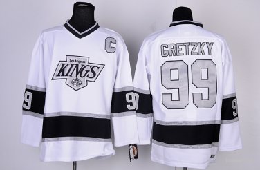 99 Wayne Gretzky  Stitched Jersey Size S to 3 XL white