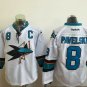 8 Joe Pavelski Stitched Jersey Size S to 3 XL white
