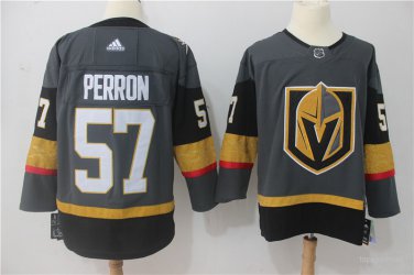 57 David Perron Stitched Jersey Size S to 3 XL grey